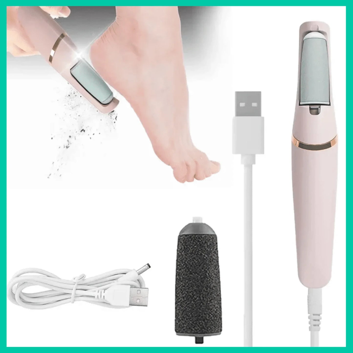 أداة إزالة الجلد الميت للعناية بالقدمين