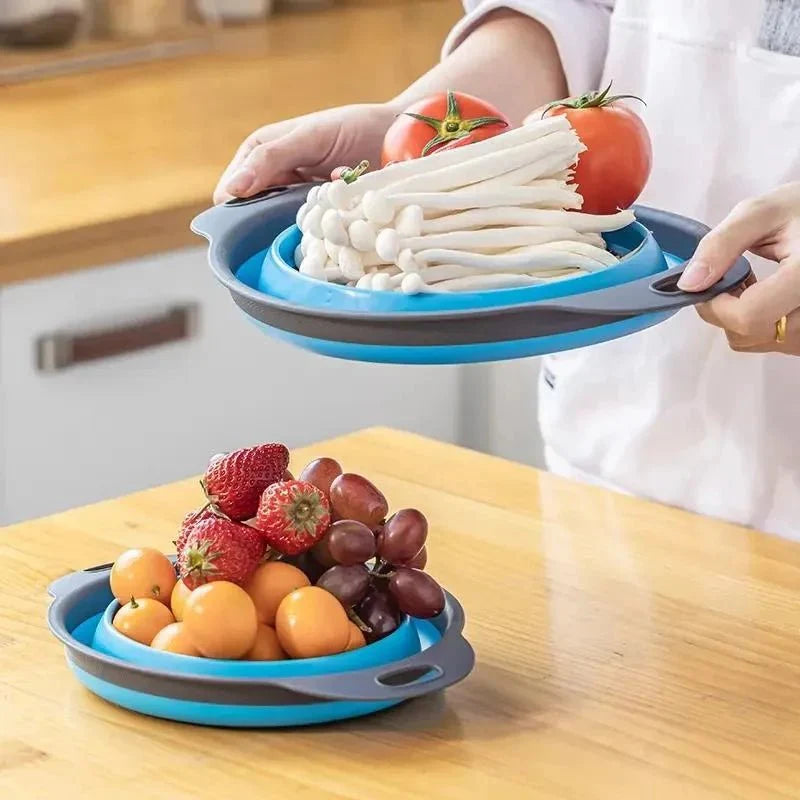 قطعة طوي سيليكون مصفاة المطبخ(عدد2) - Makfool