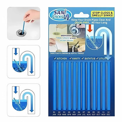 2023( مجموعة كاملة من 6 علب) مادة تسليك المواسير الأسرع والاكثر فعالية - Makfool