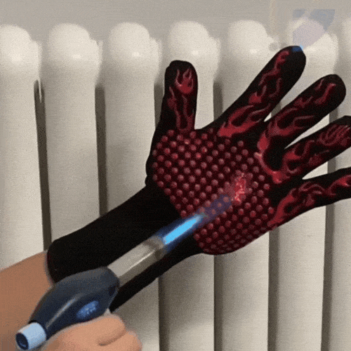 قفاز اليدين متعدد الاستخدامات ومضاد للنار والحرارة ( عدد 2 )