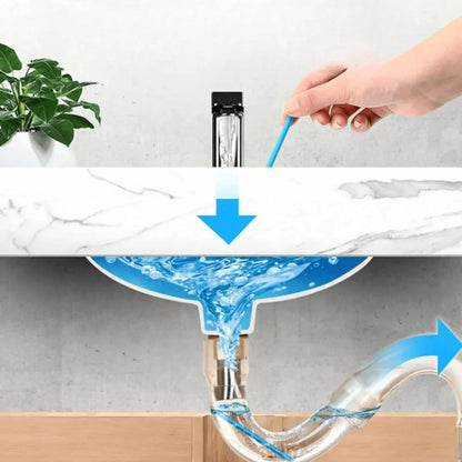 أعواد تسليك البالوعات لتنظيف الصرف الصحي - 12 عود - Makfool