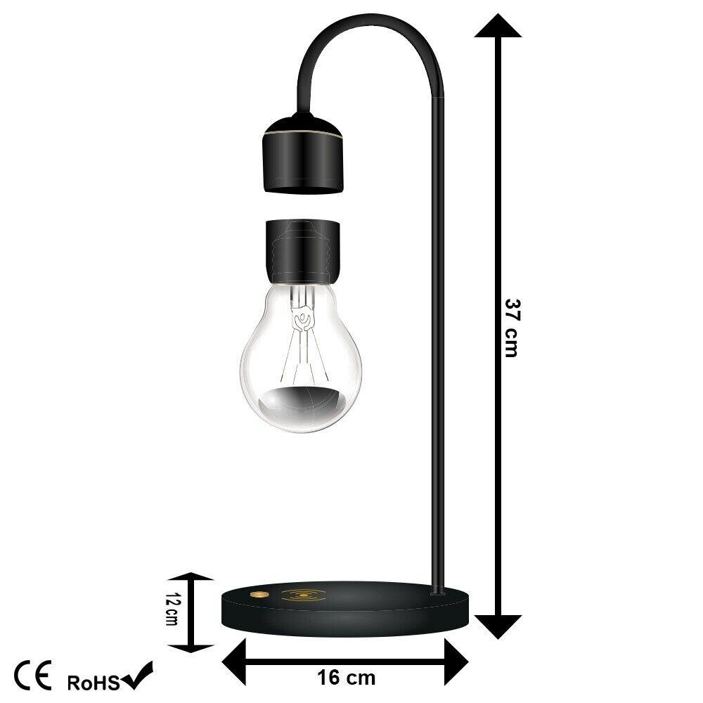 المصباح الكهربائي العائم مع شاحن هاتف لاسلكي - Makfool