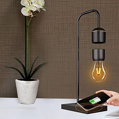 المصباح الكهربائي العائم مع شاحن هاتف لاسلكي - Makfool