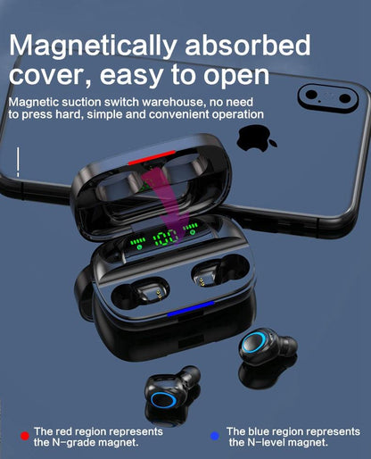 السماعة لاسلكية ضد الماء مع شاحن لهاتفك - Makfool