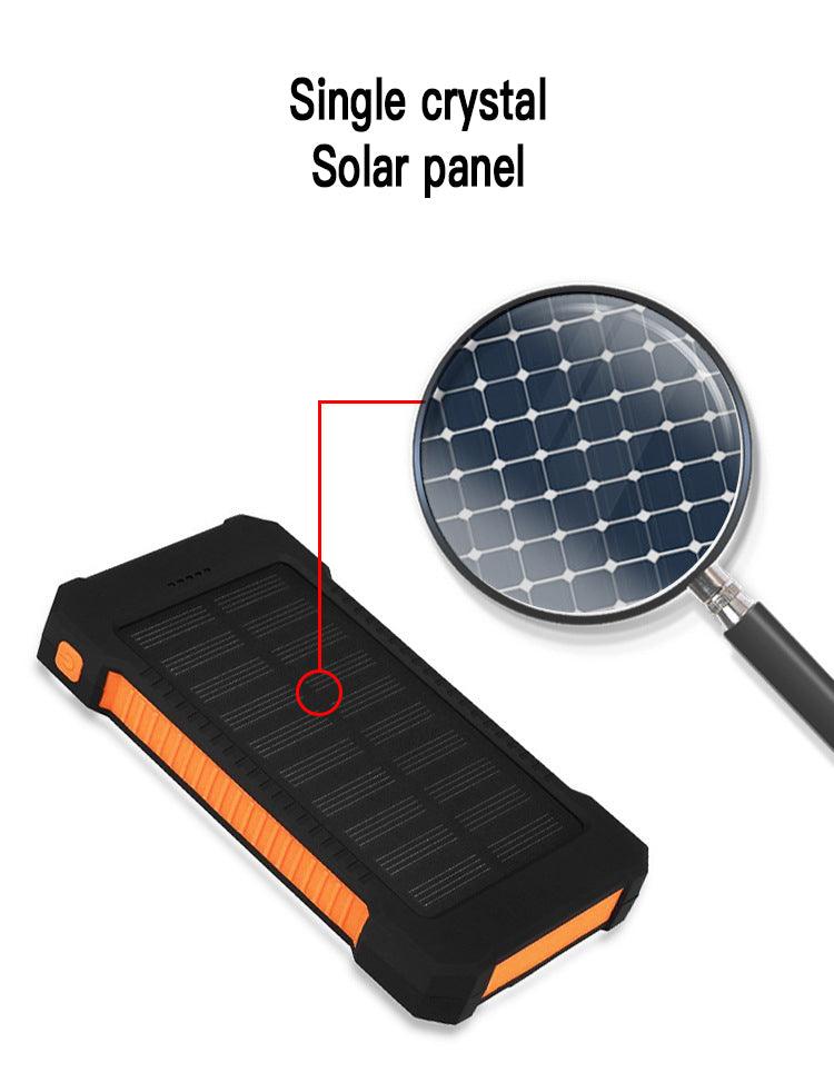 باور بانك بالطاقة الشمسية مقاوم للماء والغبار - Makfool
