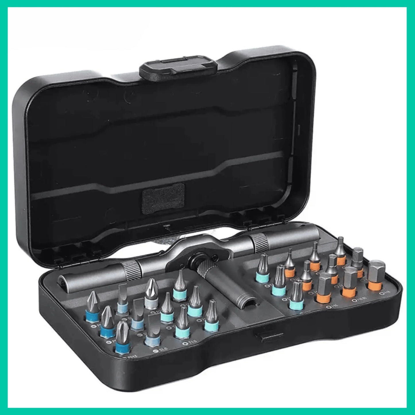 24 قطعة من رؤوس مفكات البراغي