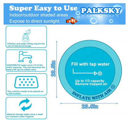 لعبة الماء التفاعلية للأطفال والحيوانات