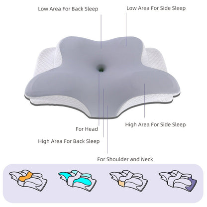 وسادة ميموري فوم تناسب جميع وضعيات النوم