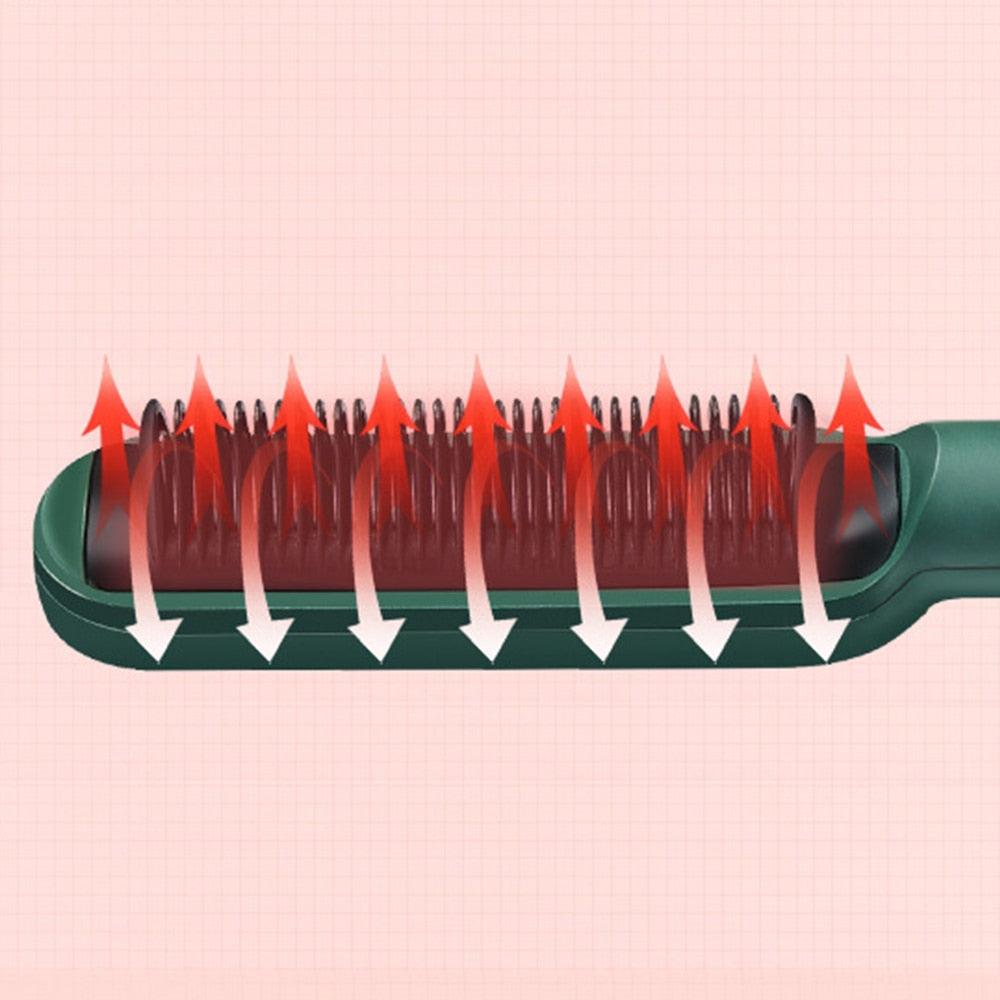فرشاة الشعر الأيونية الحرارية uae - Makfool