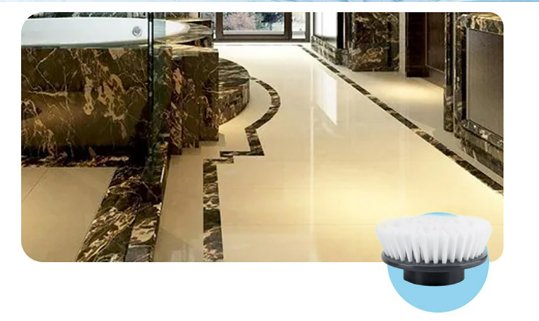 فرشاة التنظيف الكهربائية المميزة مع عدة رؤوس - Makfool