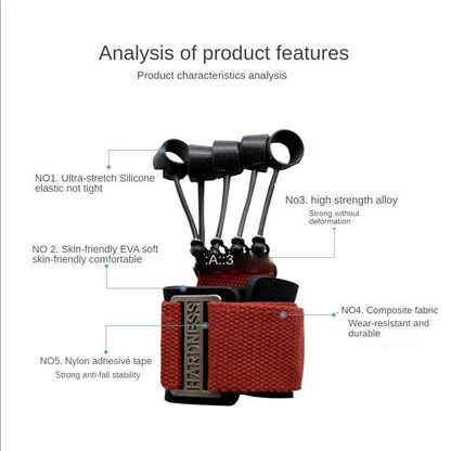 جهاز تمرين قوة القبض والاصابع للرجال والنساء قطعتين داخل العلبة اوزان مختلفة 2023 - Makfool