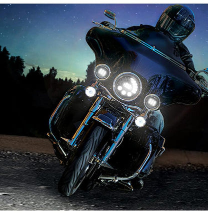 كشاف أمامي للدراجات النارية والسيارات (قطعتين) - Makfool