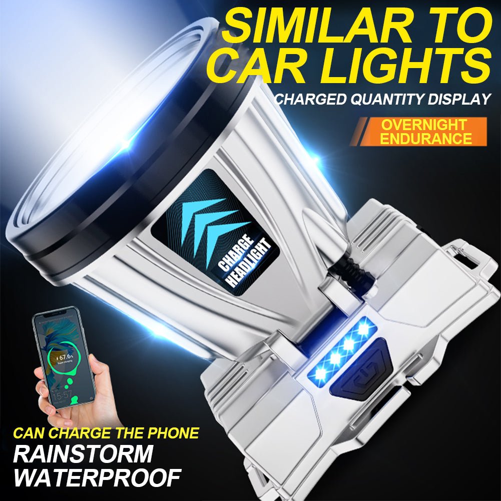 كشاف قوي قابل للشحن مقاوم للماء uae - Makfool