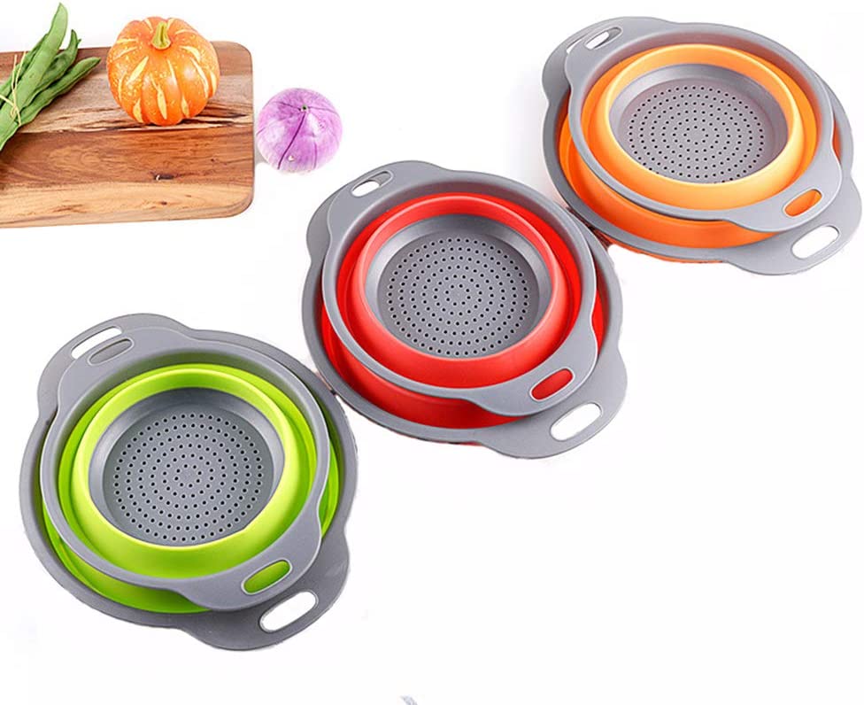 قطعة طوي سيليكون مصفاة المطبخ(عدد2) - Makfool