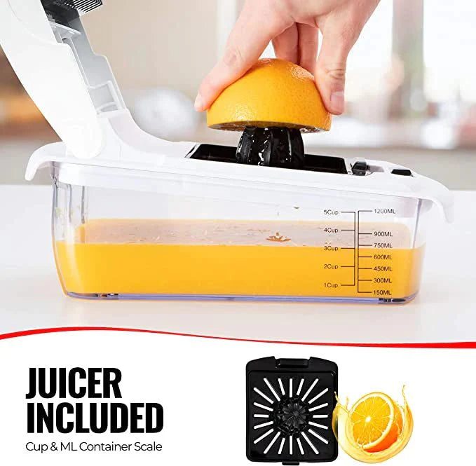 قطاعة الخضار والفواكه 12 في 1 الجديدة - Makfool