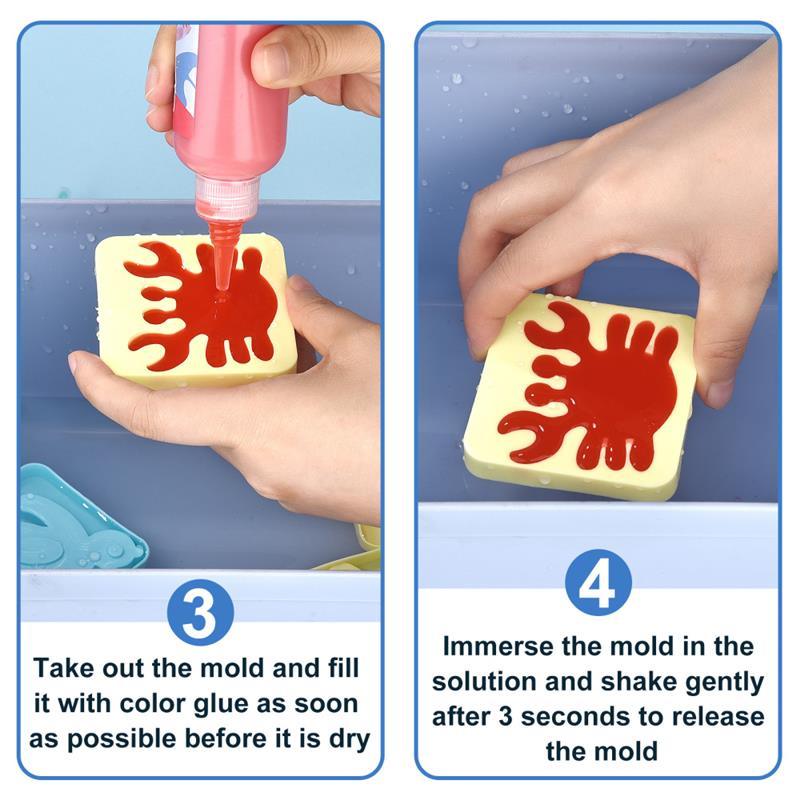 لعبة التشكيل المائي - مونتسوري (13 قطعة) - Makfool
