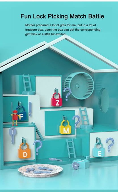 لعبة مجموعة الاقفال التعليمية المميزة للأطفال uae - Makfool