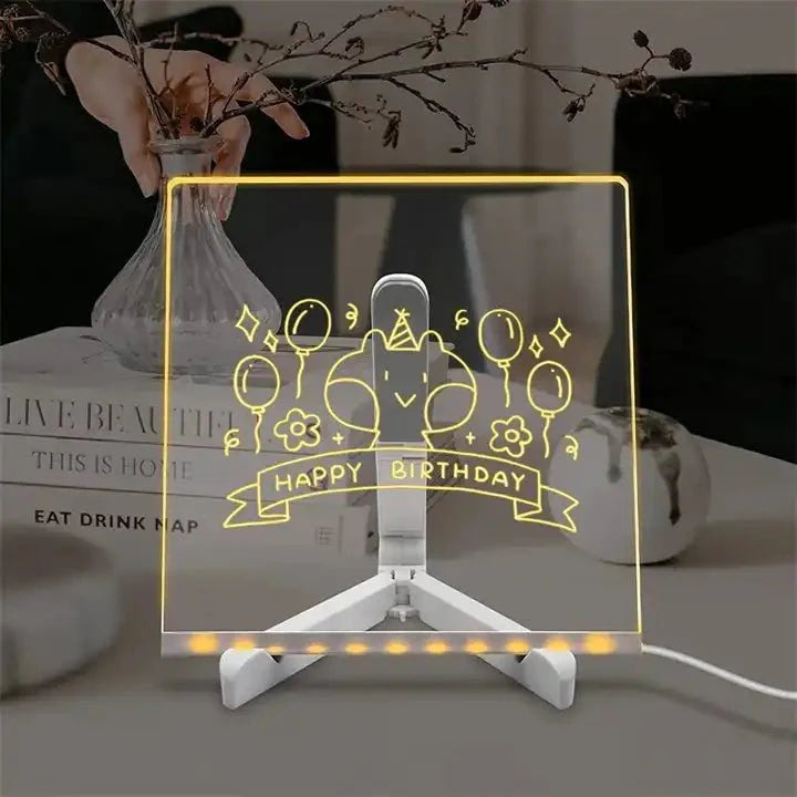 لوح LED مضيء للكاتبة والرسم - Makfool