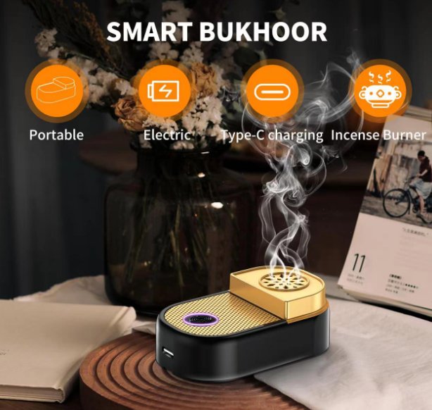 مبخرة كهربائية ذكية محمولة مميزة - Makfool