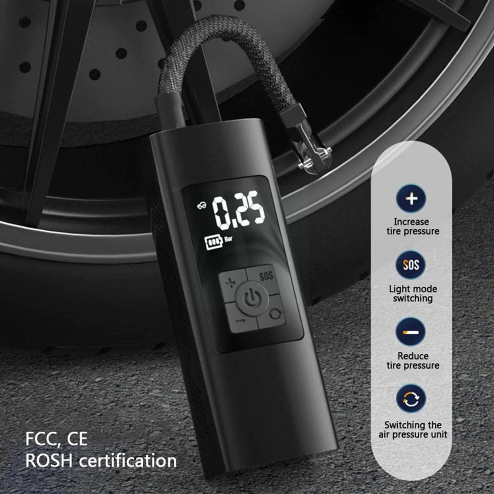 مضخة الهواء الذكية الاسلكية - Makfool