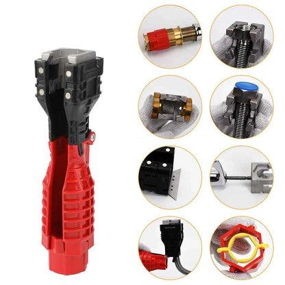 مفتاح سباكة 18 في 1 بتصميم مبتكر قابل للطي متعدد الاستخدامات - Makfool