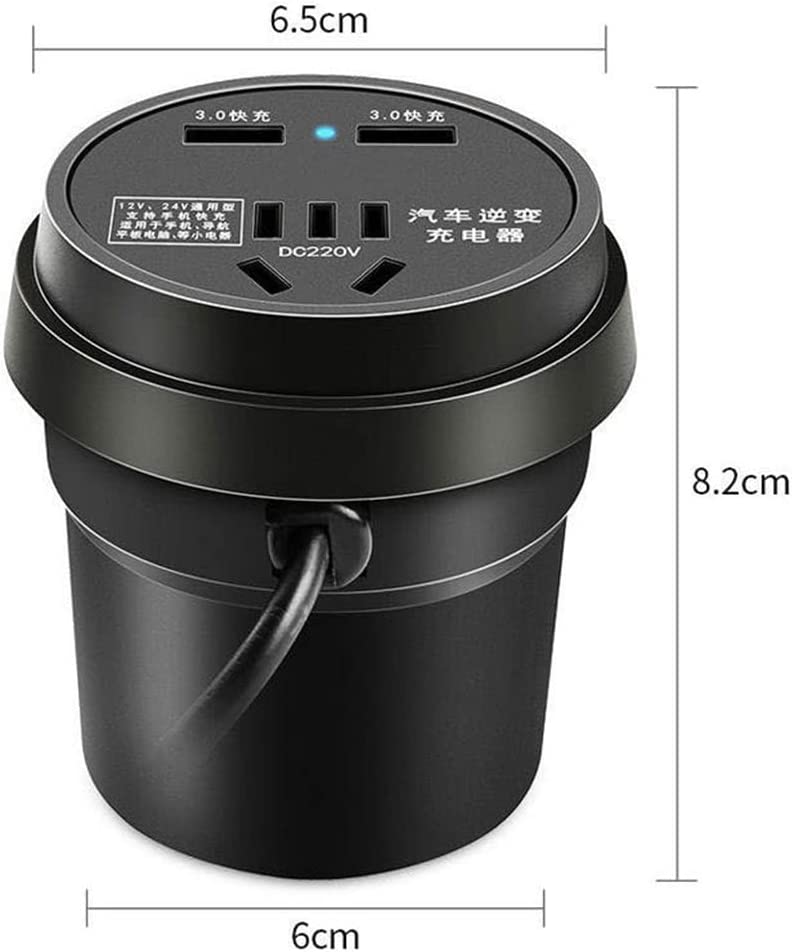 محول شاحن السيارة متعدد الاستخدامات الأكثر مببيعاً - Makfool