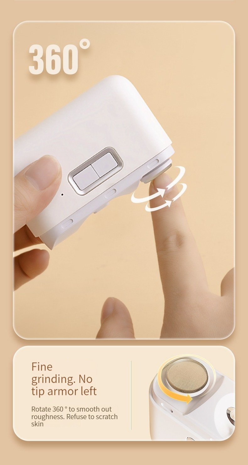 مقص أظافر كهربائي 2 في 1 - Makfool