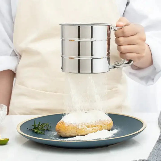 منخل الدقيق الفولاذي المقاوم للصدأ (اشتري واحد واحصل على الثاني مجانا) - Makfool