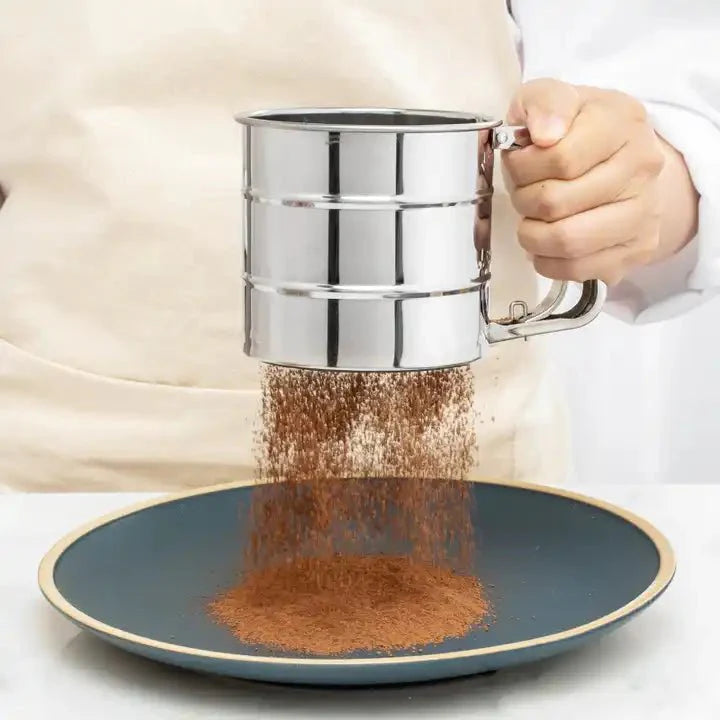 منخل الدقيق الفولاذي المقاوم للصدأ (اشتري واحد واحصل على الثاني مجانا) - Makfool