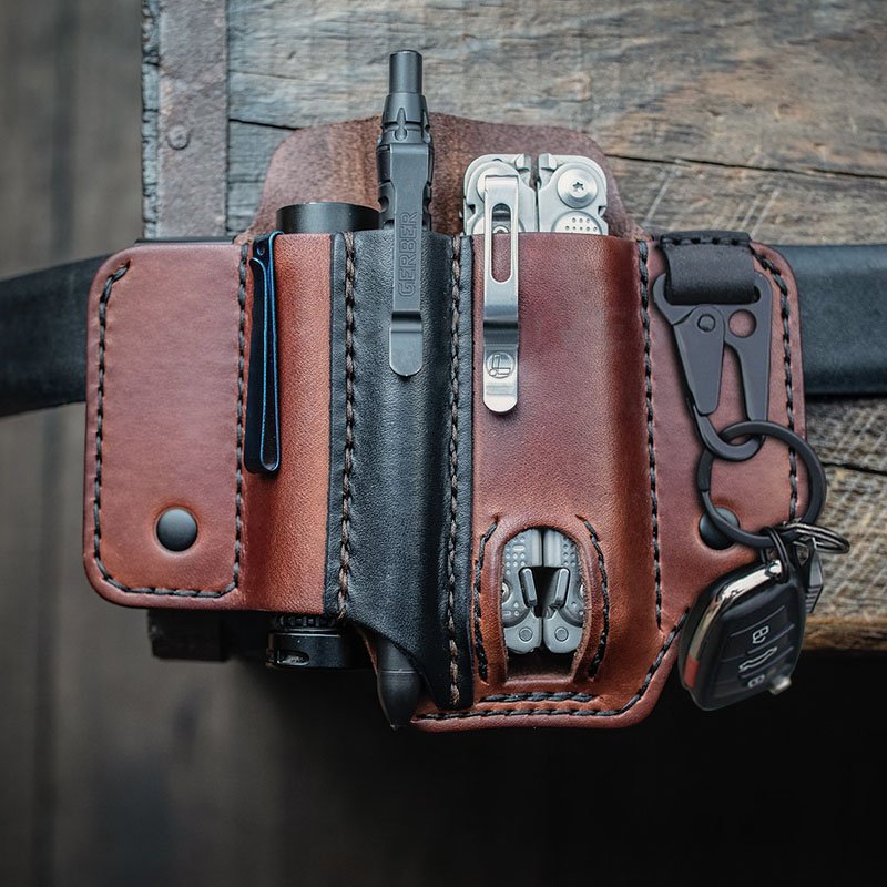 منظمة الجيوب الجلدية متعددة الوظائف المميزة uae - Makfool