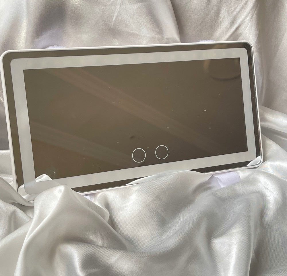 مرايا بلمبات ليد للسيارة مرايا مضيئة سهله الفك والتركيب - Makfool