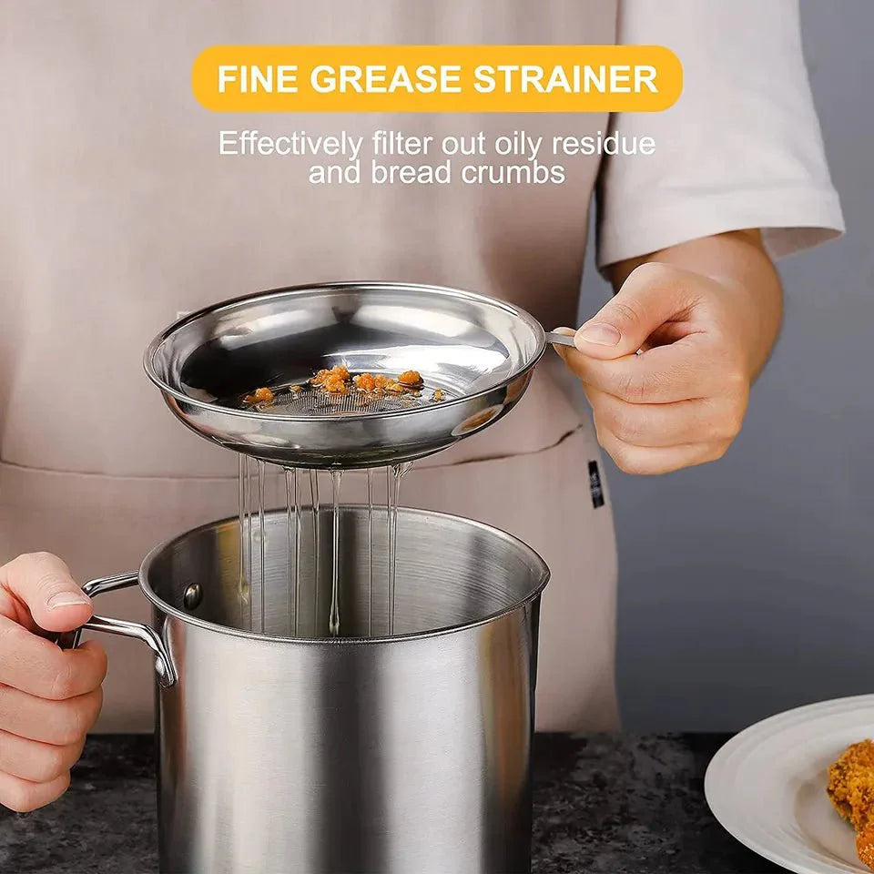 مصفاة الزيت السحريه المقاوم للصدأ - Makfool