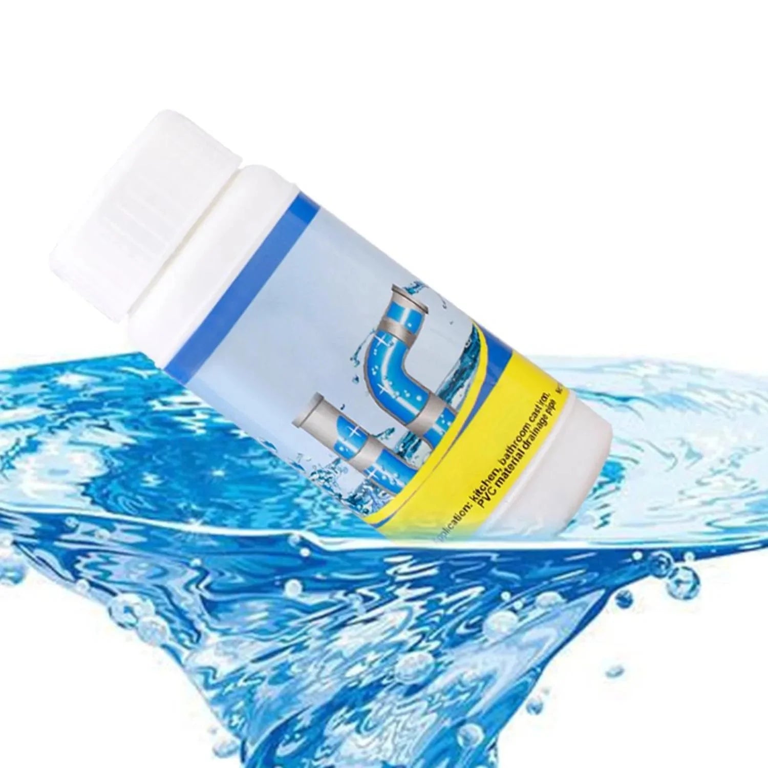 مسحوق تسليك البالوعات لتنظيف الصرف الصحي (عبوتين) - Makfool