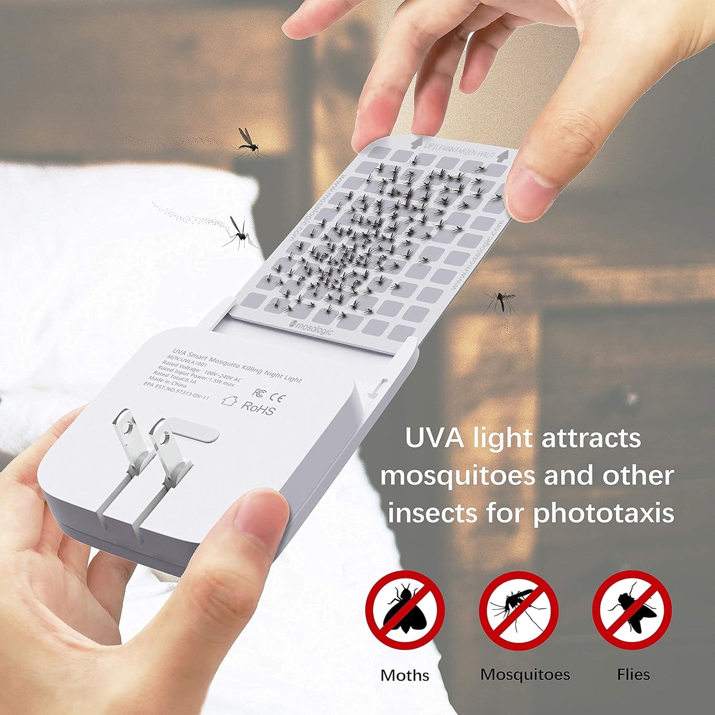 مصيدة الحشرات 2 في 1 - Makfool