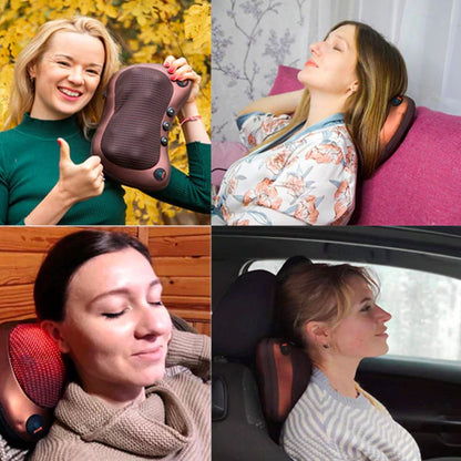 وسادة التدليك والإهتزاز الكهربائية - Makfool