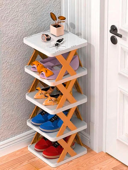 رف تخزين الأحذية متعدد الوظائف (عدد3) - Makfool