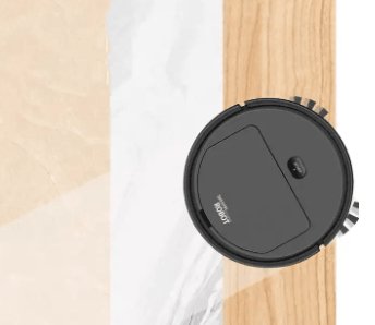 روبوت كنس مع جهاز استشعار ذكي للحماية - Makfool