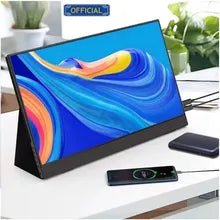 شاشة محمولة عالية الجودة 15.6 بوصة تشبك على جميع الاجهزة الذكية - Makfool