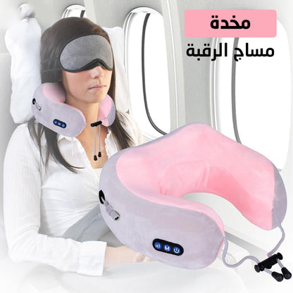 UAE الأكثر مبيعاً: جهاز تدليك الرقبة على شكل وسادة - Makfool