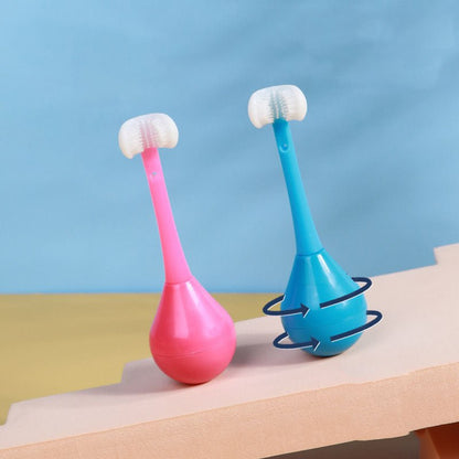 uae فرشاة أسنان ثلاثية الجوانب للاطفال (عدد 2) - Makfool